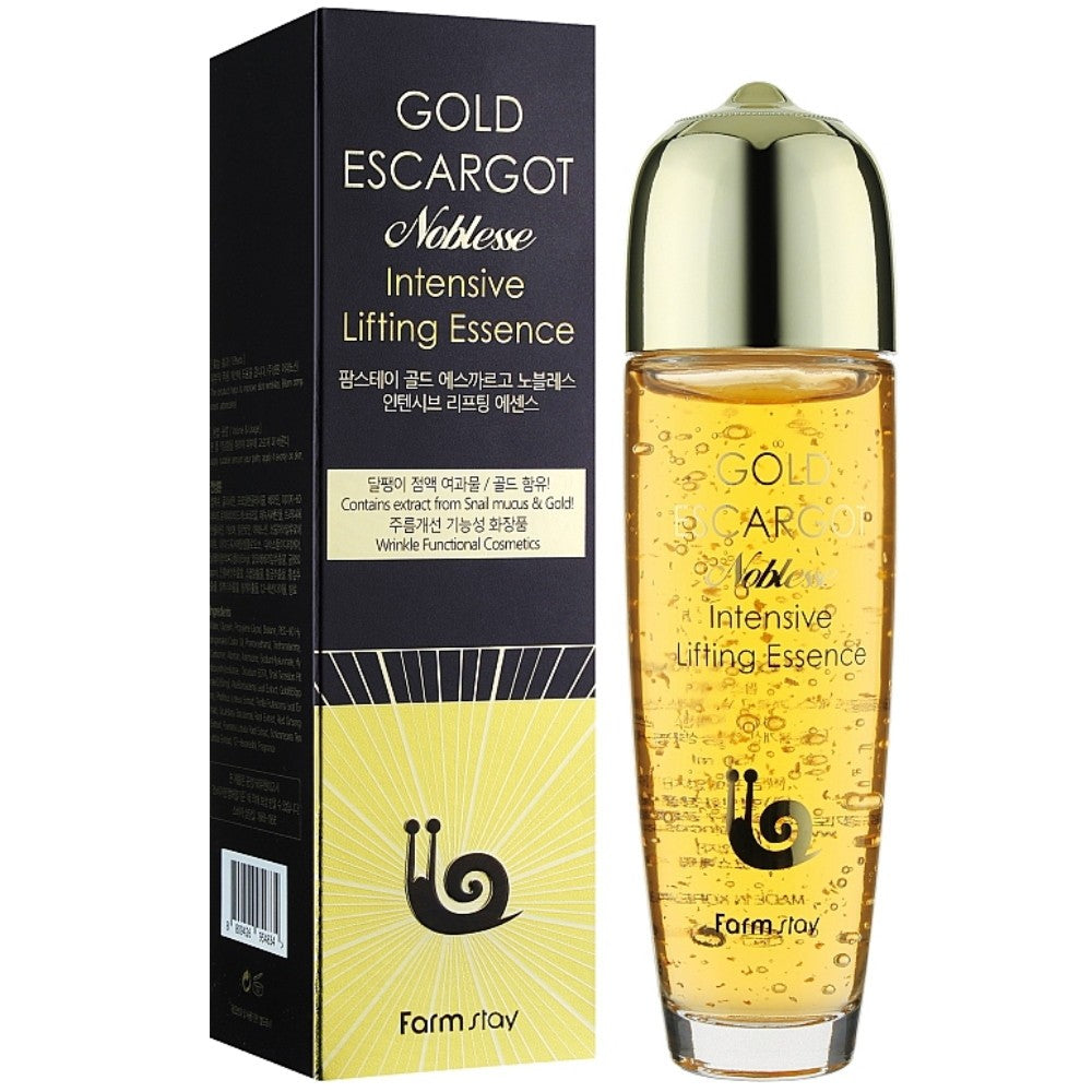Farmstay Gold Escargot Noblesse Intensive Lifting Essence 150 ml — Esencja do twarzy