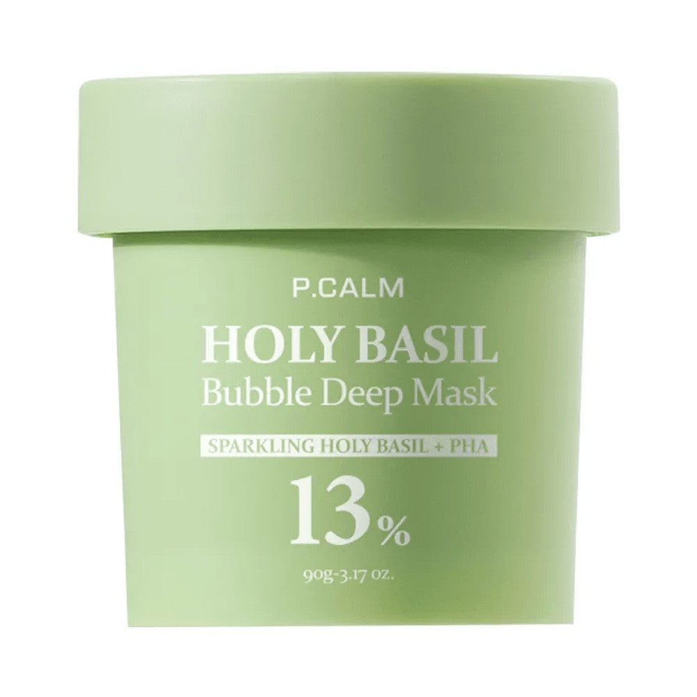 P.Calm Holy Basil Bubble Maschera profonda 90 g — Gezichtsmasker