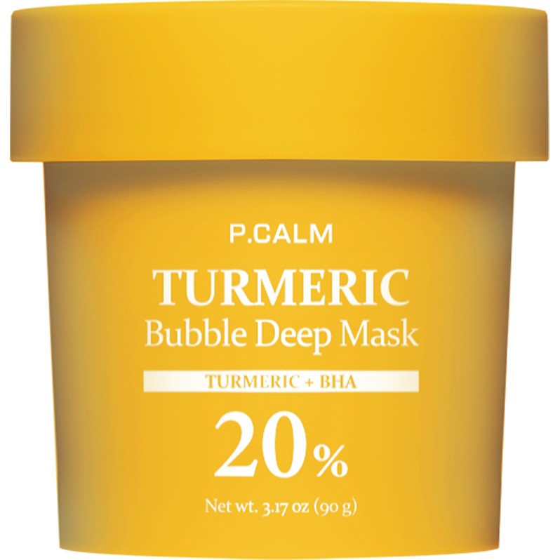 P.Calm Turmeric Bubble Maschera profonda 90 g — Gezichtsmasker