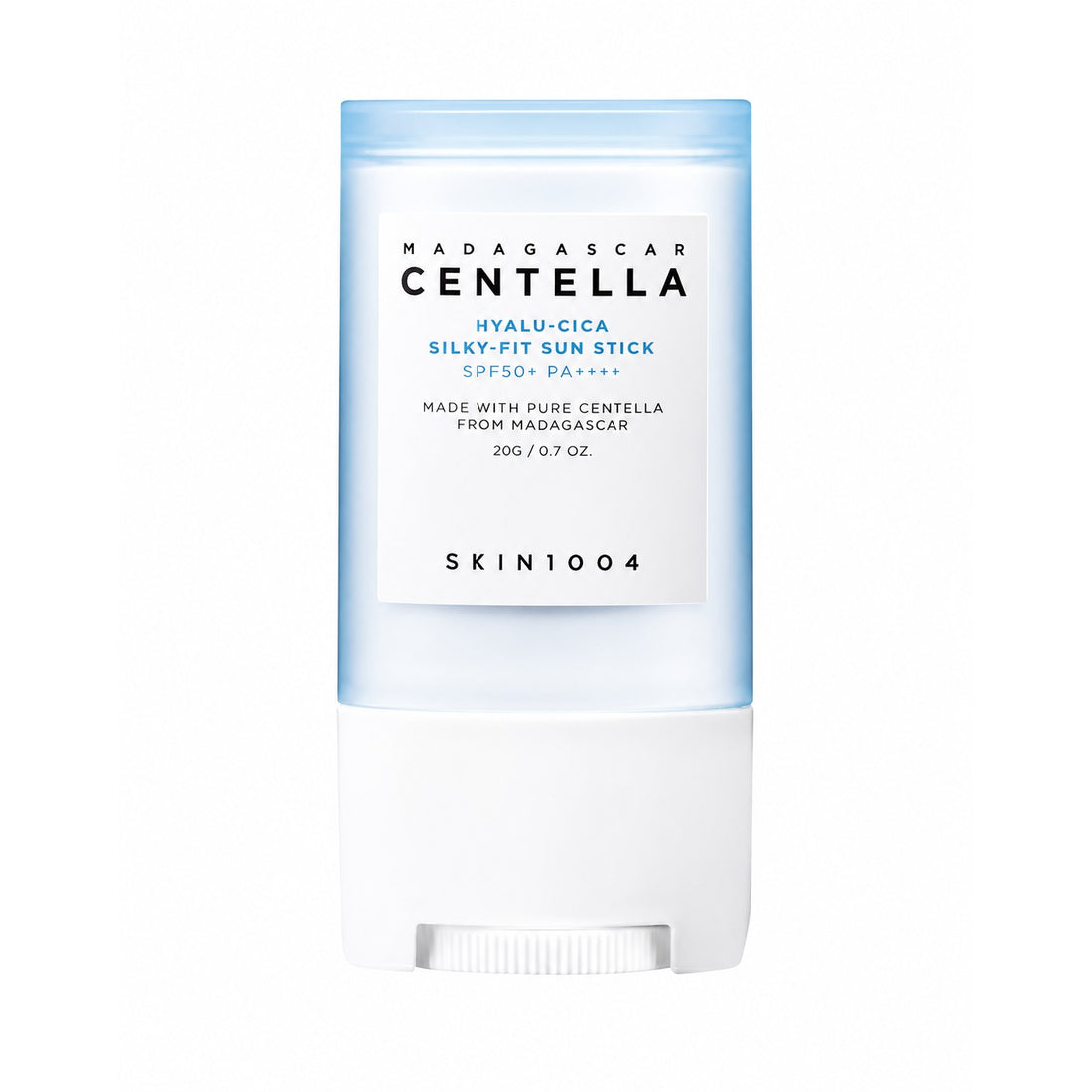 Skin1004 Madagascar Centella Hyalu-Cica Silky-Fit Stick 20 جم — عصا واقية من الشمس