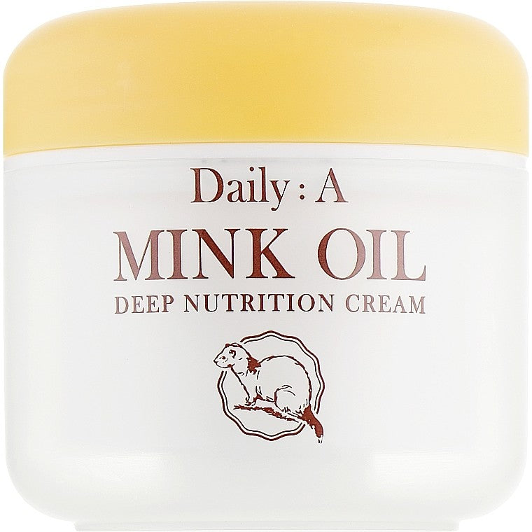 Deoproce Daily: A Mink Olio Nutriente Profondo Crema 50 ml — 밍크 오일 영양 페이스 크림