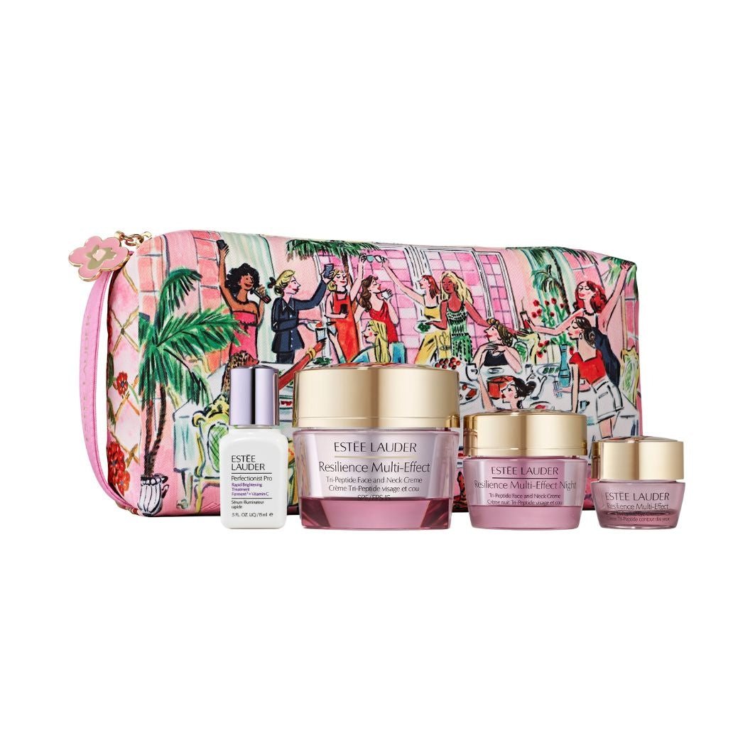 Estée Lauder Set Lauder Resilience Multi-Effect 50ml Multi-Effect Night 15ml Perfectionist Birght 15mlmini 5ml@