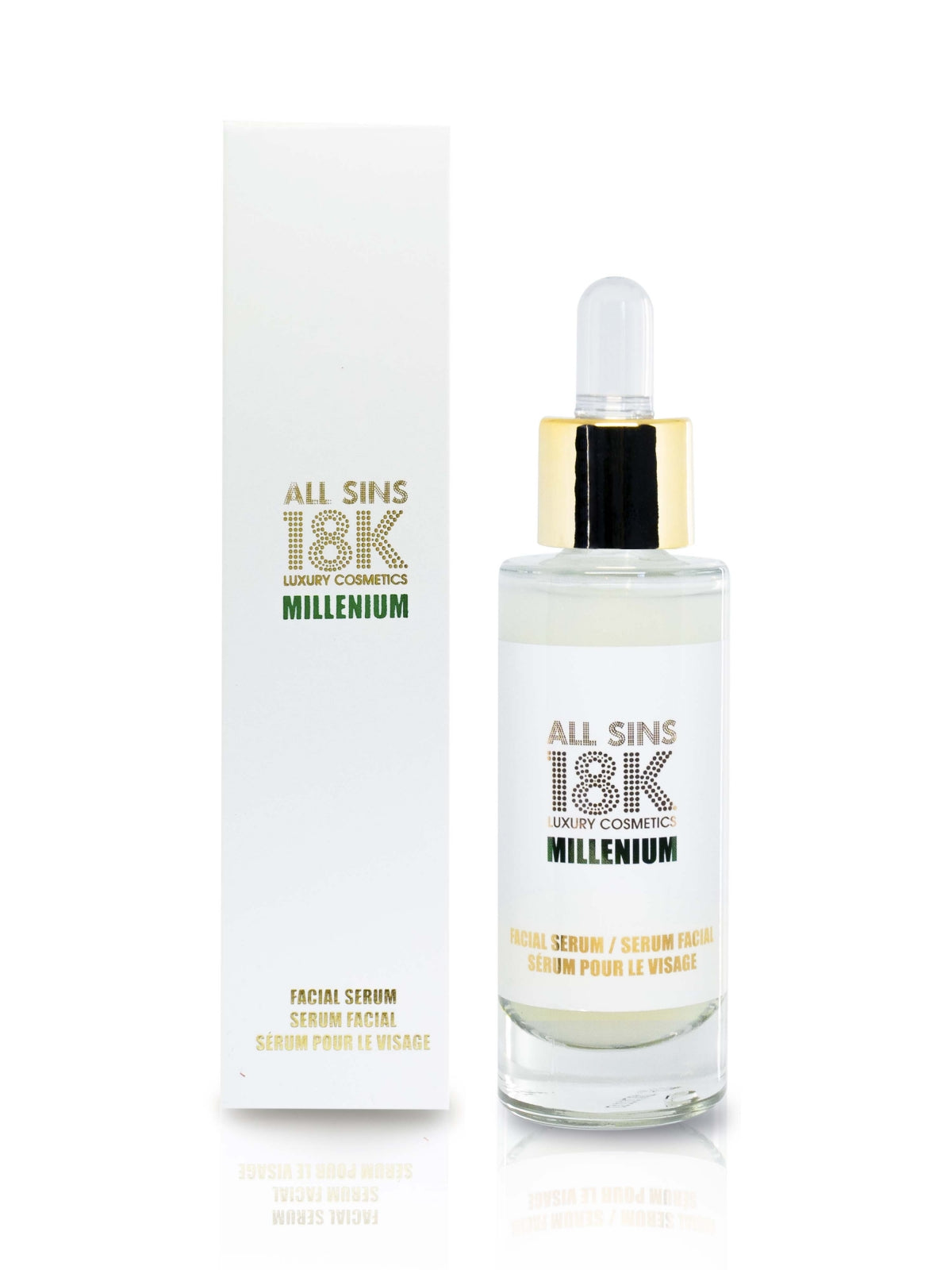 All Sins 18k Millenium Facial Serum Siero viso 30 ml