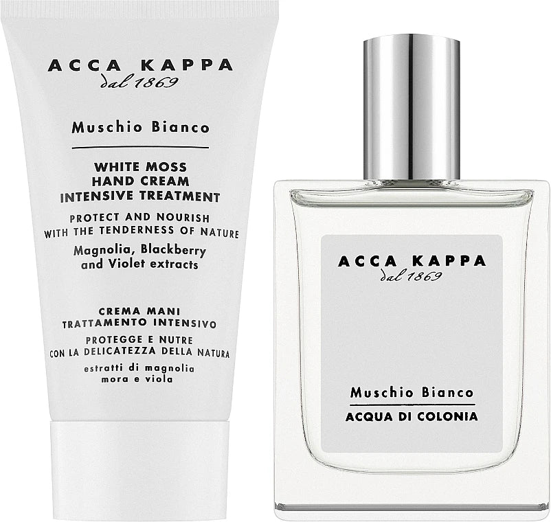 Acca Kappa White Moss Set (edc/50ml + h/cr/75ml)