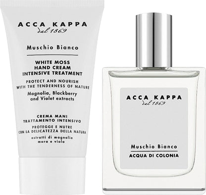Acca Kappa White Moss Set (edc/50ml + h/cr/75ml)