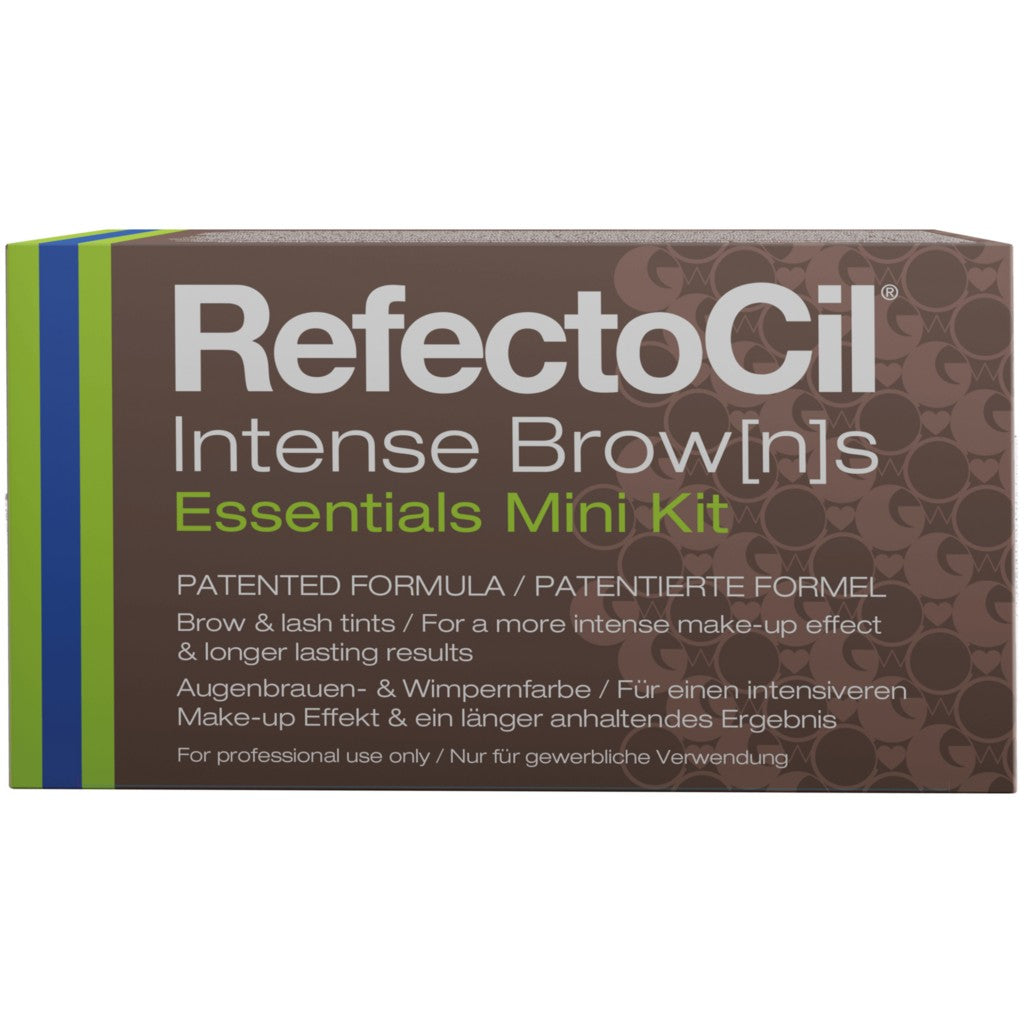 RefectoCil Intense Brow[n]s Essentials Mini Kit sada na obočí s 8 produkty