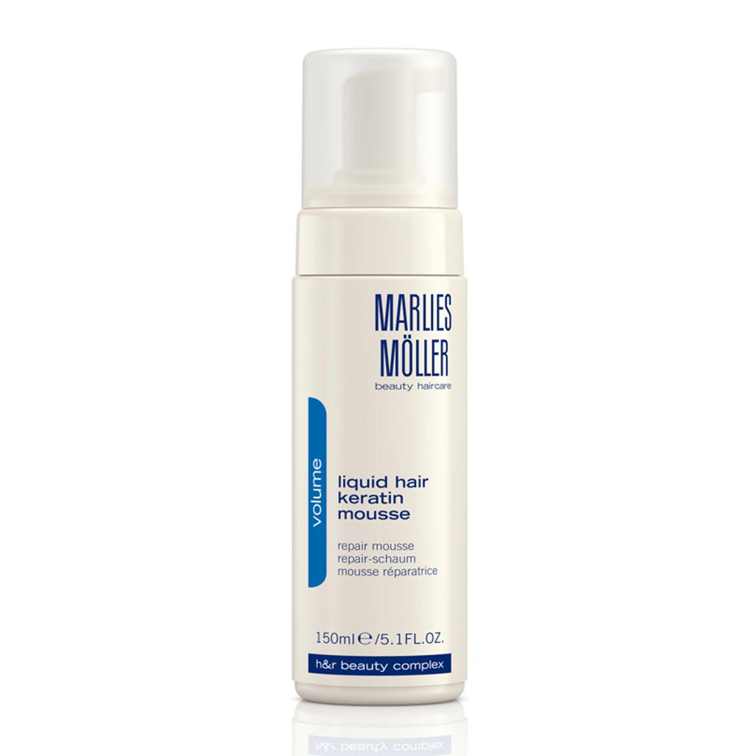 Marlies Möller Flytande Keratin Hårmousse Volym 150 ml