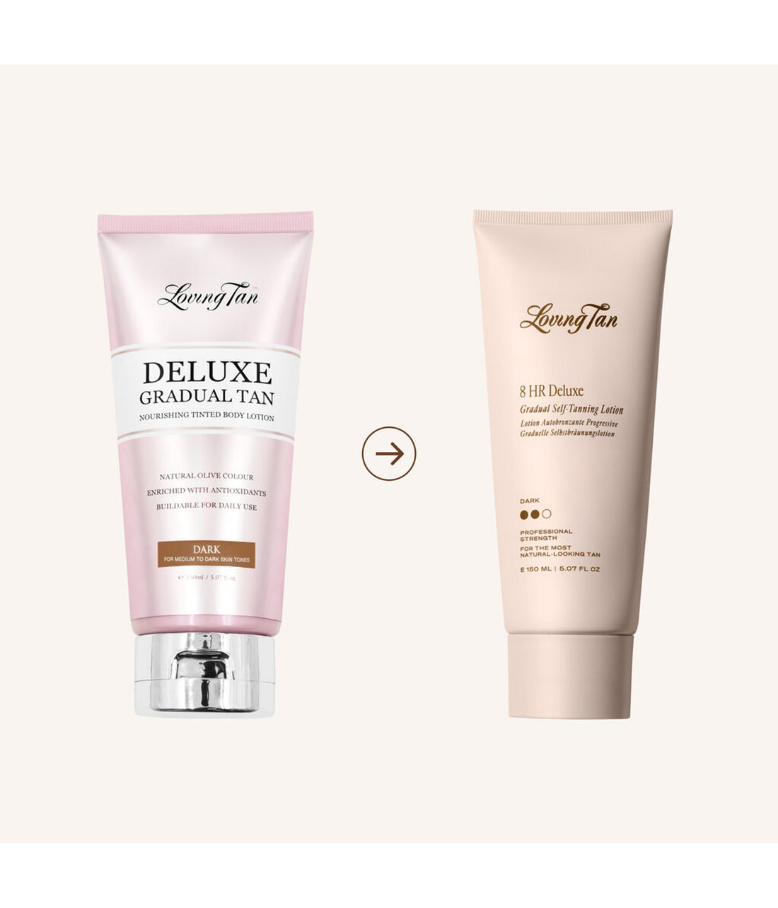 Loving Tan Deluxe Gradual Tan latte nutriente corpo per esaltare l&