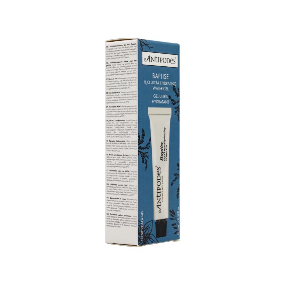 Antipodes Baptise H₂O Ultra 15 ml — Fuktighetsgivende ansiktskrem