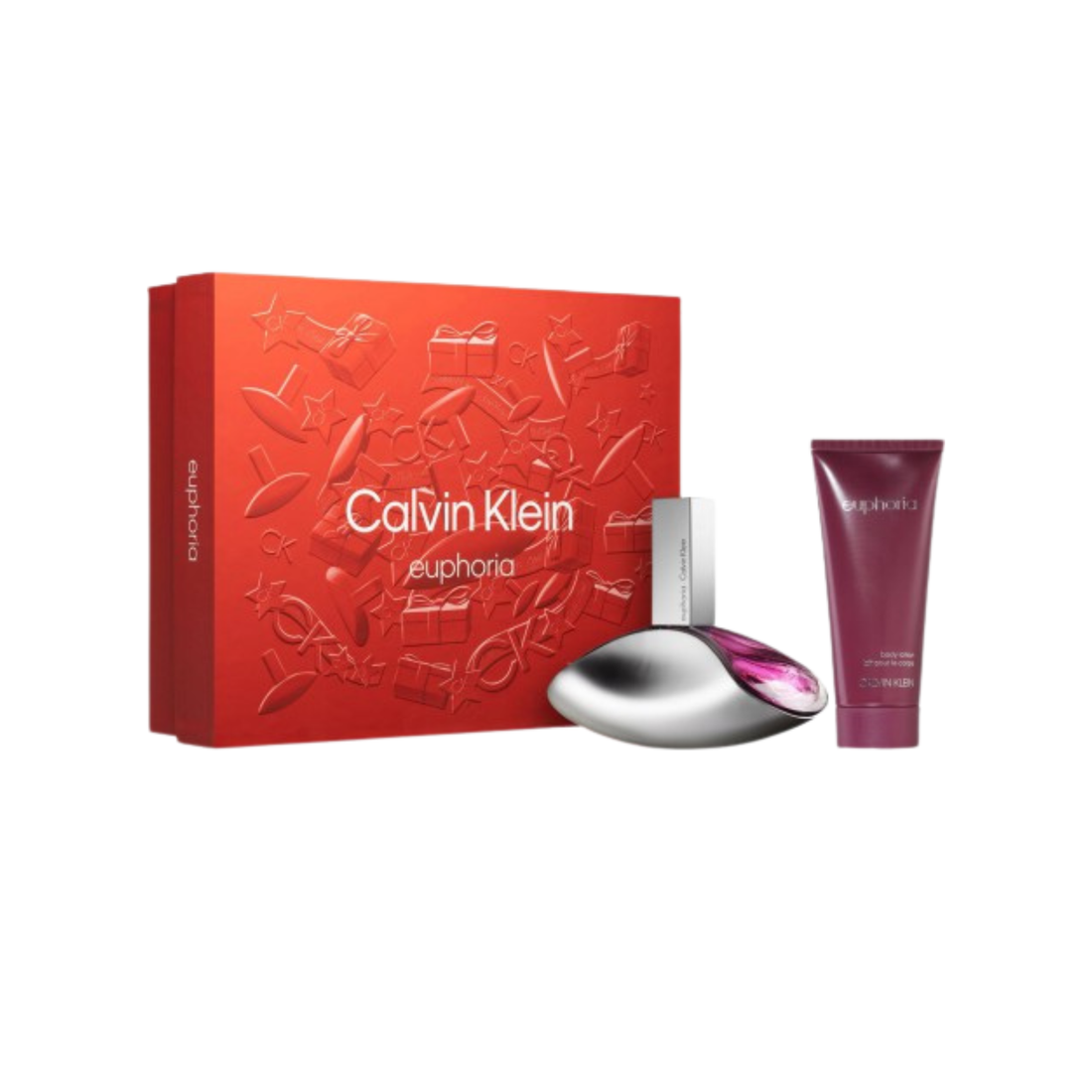 Calvin Klein Euphoria Zestaw dla kobiet woda perfumowana i perfumowany balsam do ciała 100 ml 100 ml - 100 ml