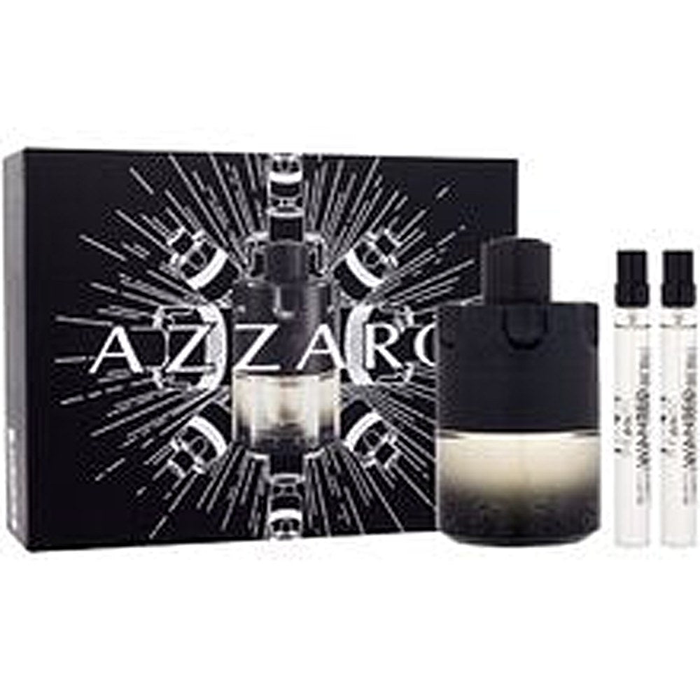 Azzaro 最受欢迎的浓淡淡香水 Uomo 礼品套装 100 毫升和淡香水迷你装 2 x 10 毫升