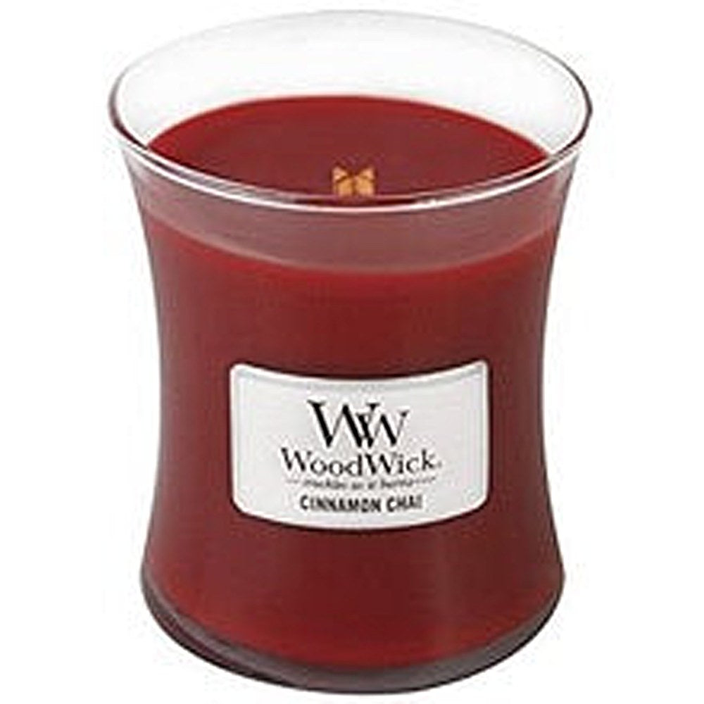Woodwick Vasă cu scorțișoară Chai (Cinnamon Chai) - Lumânare parfumată - 609,5 g