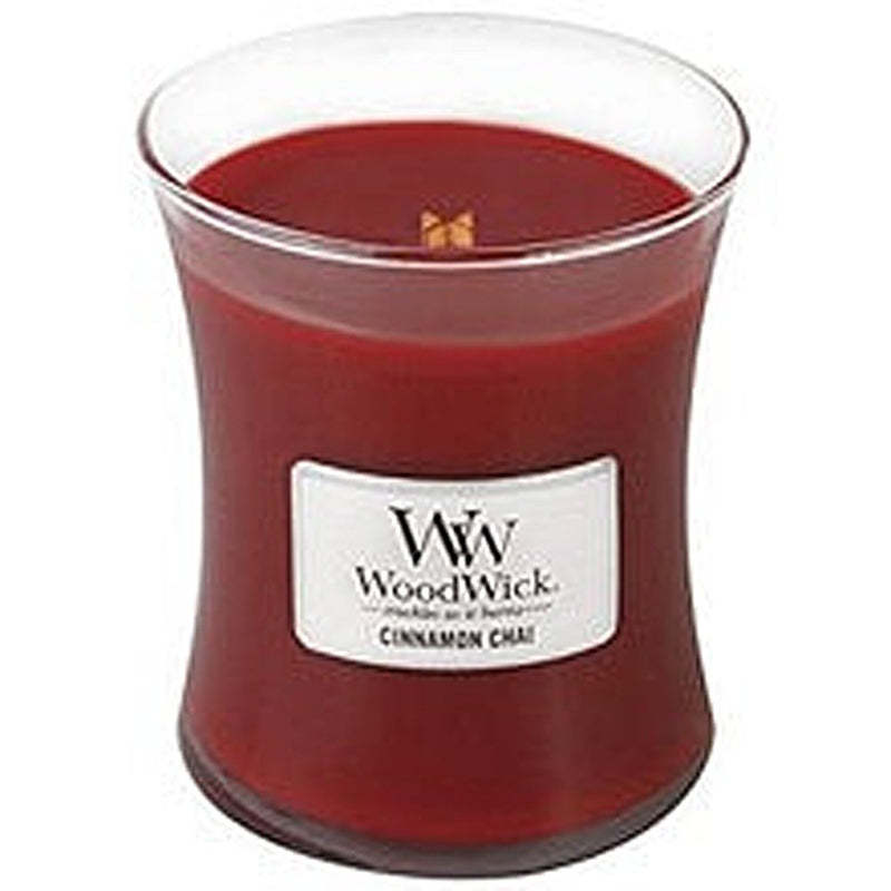 Woodwick Vasă cu scorțișoară Chai (Cinnamon Chai) - Lumânare parfumată - 609,5 g