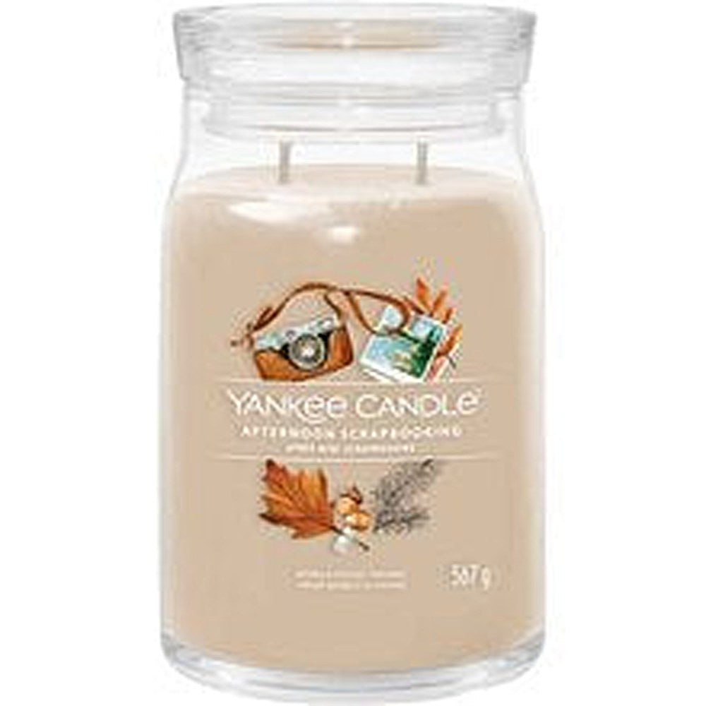 Yankee candle סקראפ אחר הצהריים Signature נר ריחני - 567.0 גרם