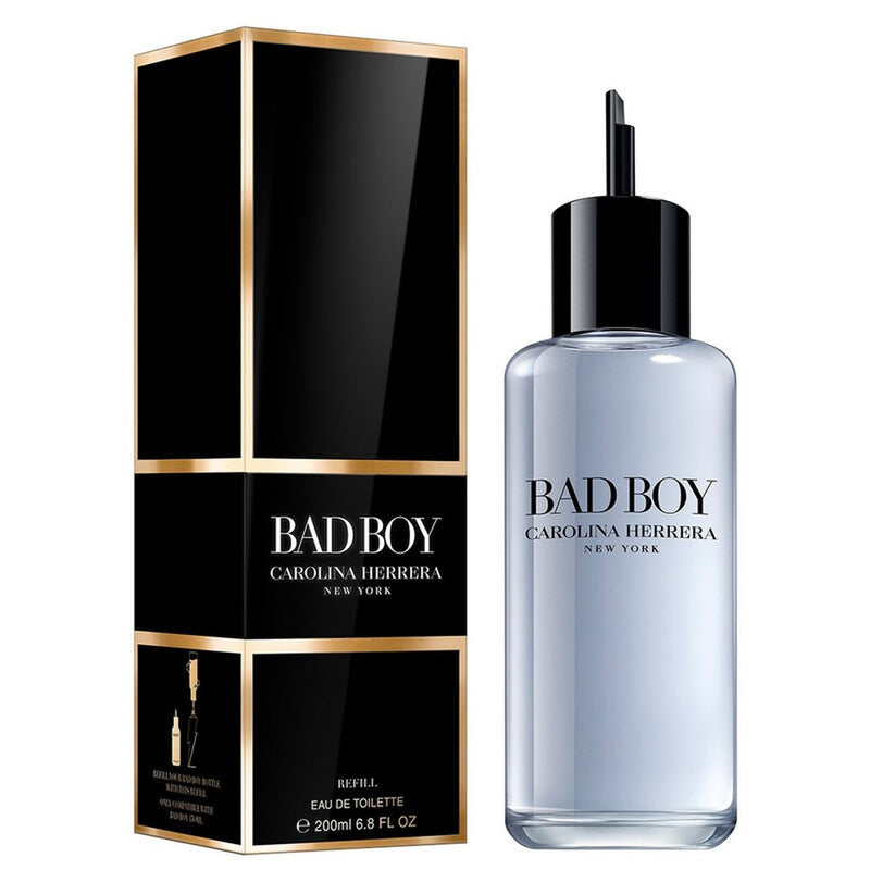 Carolina Herrera Bad Boy Eau de Toilette Hombre 200 ml — Recarga 