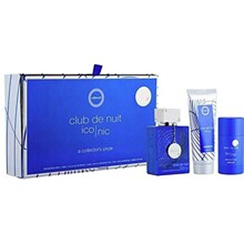 Armaf Club De Nuit Blue Iconic Set Eau de Parfum 105 ml, gel de ducha 100 ml y desodorante 75 g