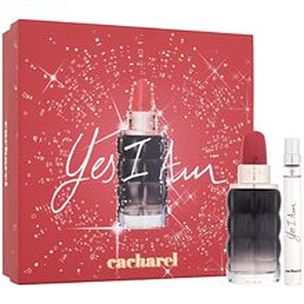 Cacharel Yes I Am cadeauset voor dames eau de parfum 50 ml een miniatuur eau de parfum 10 ml