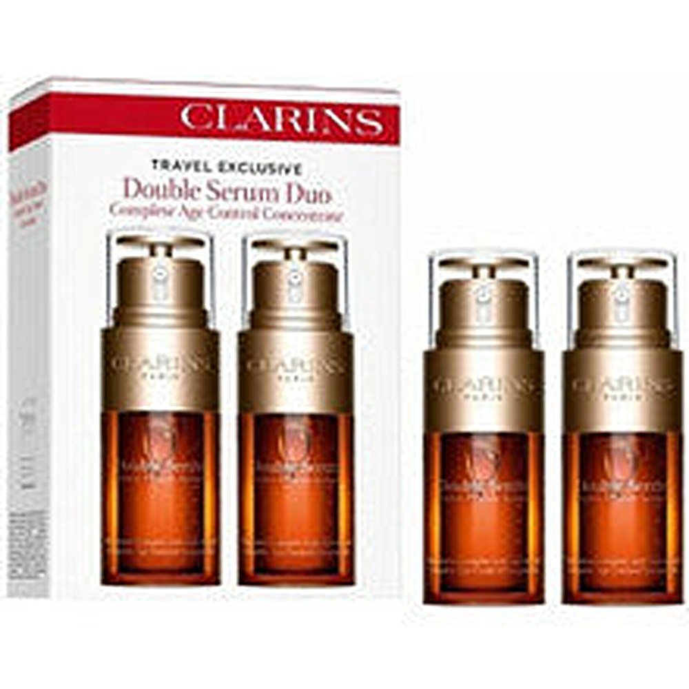 Clarins مجموعة ثنائية المصل المزدوج