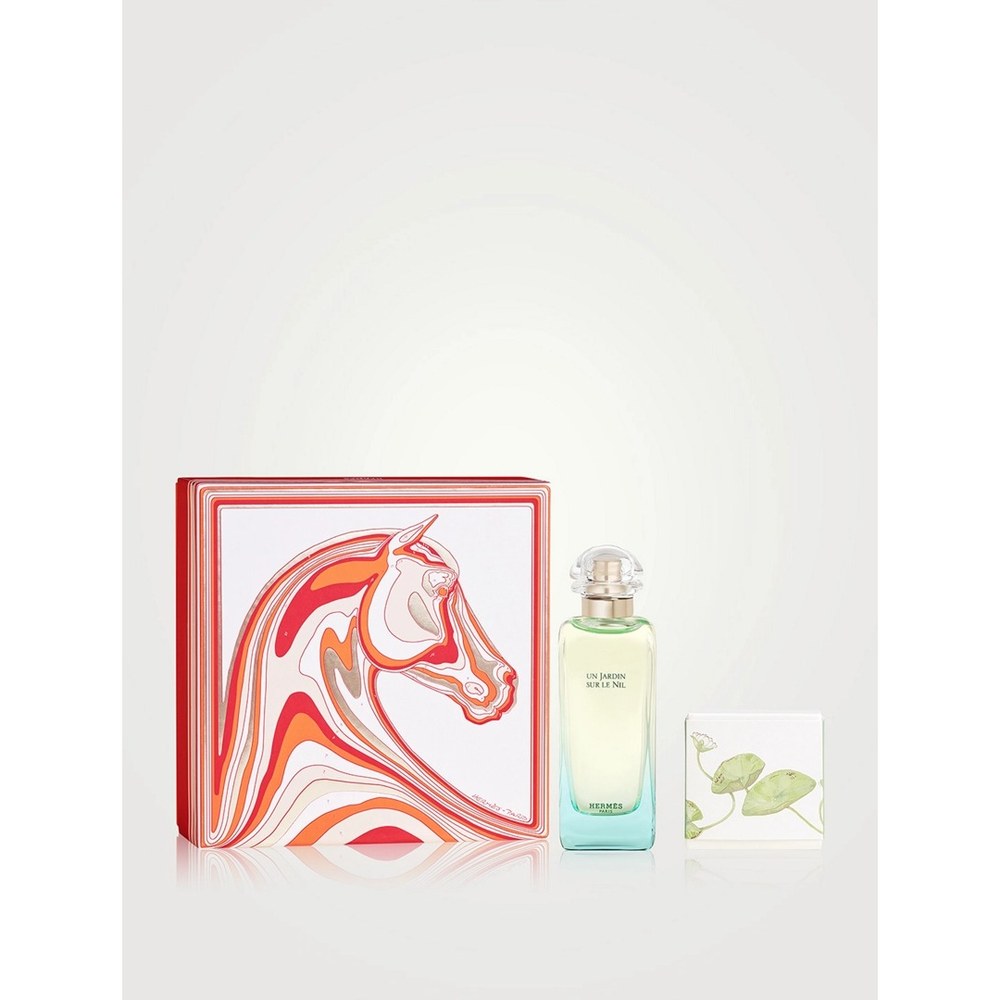 Hermès Un Jardin Sur Le Nil Eau de Toilette 100 ml — Unisex Gift Set 