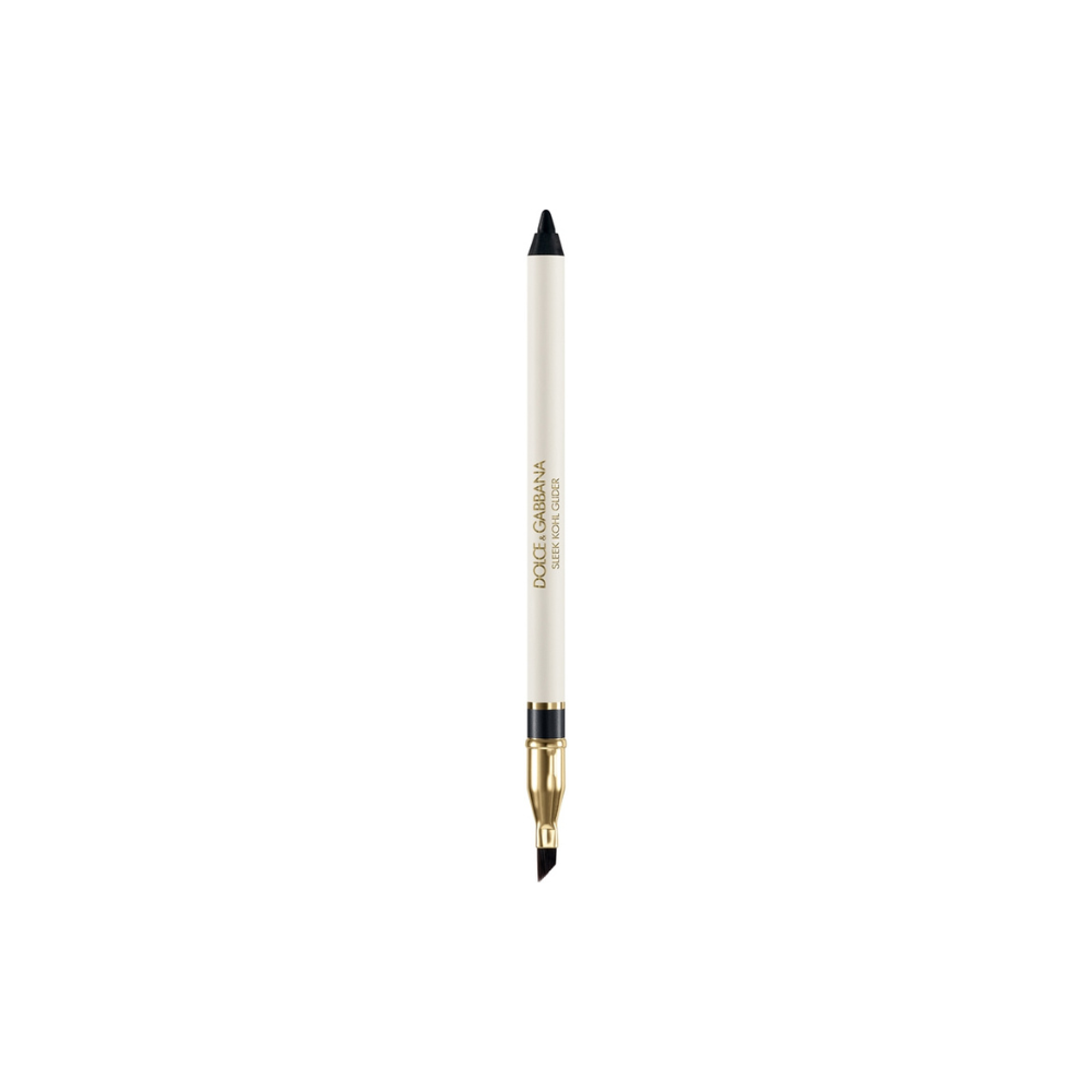 Dolce&amp;Gabbana Sleek Glider matita occhi con pennellino colore 01 Total Black - True Black 1,2 g