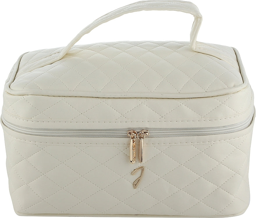 Beauty case, beige, A6152VT Janeke
