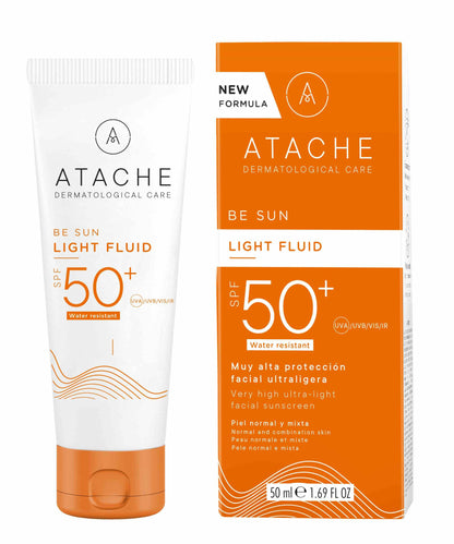 Fluido solare antietà Atache Be Sun Light Fluid SPF50+ 50 ml