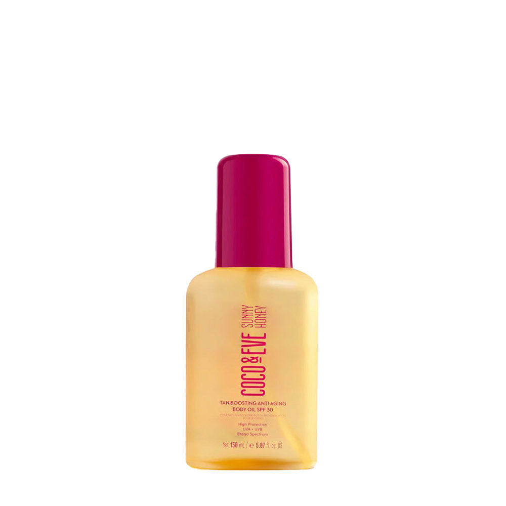 Coco &amp; Eve Sunny Honey Tan Ulei de corp anti-îmbătrânire stimulator SPF 30 150 ml