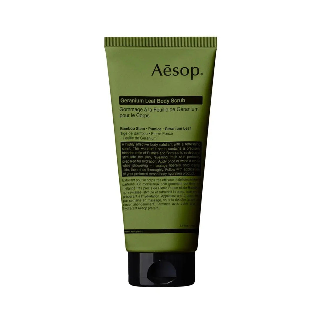 Aesop Esfoliante Corporal Folha de Gerânio 170 gr