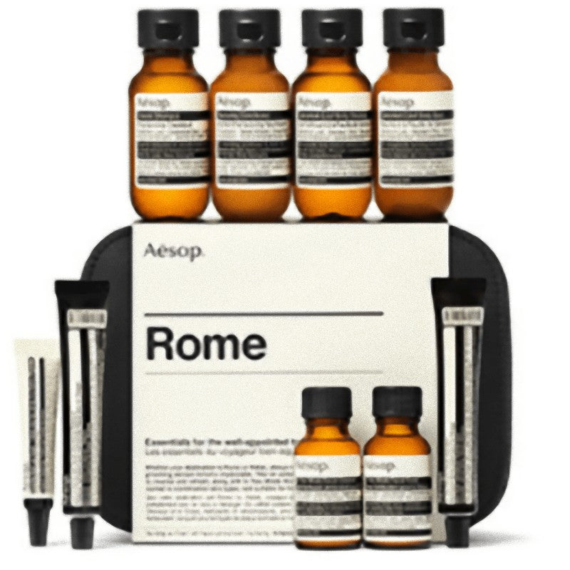 Aesop Rome City Kit Combinazione viaggio 9pz 2x15 + 2x15 + 4x50 + 6 ml (266ml)