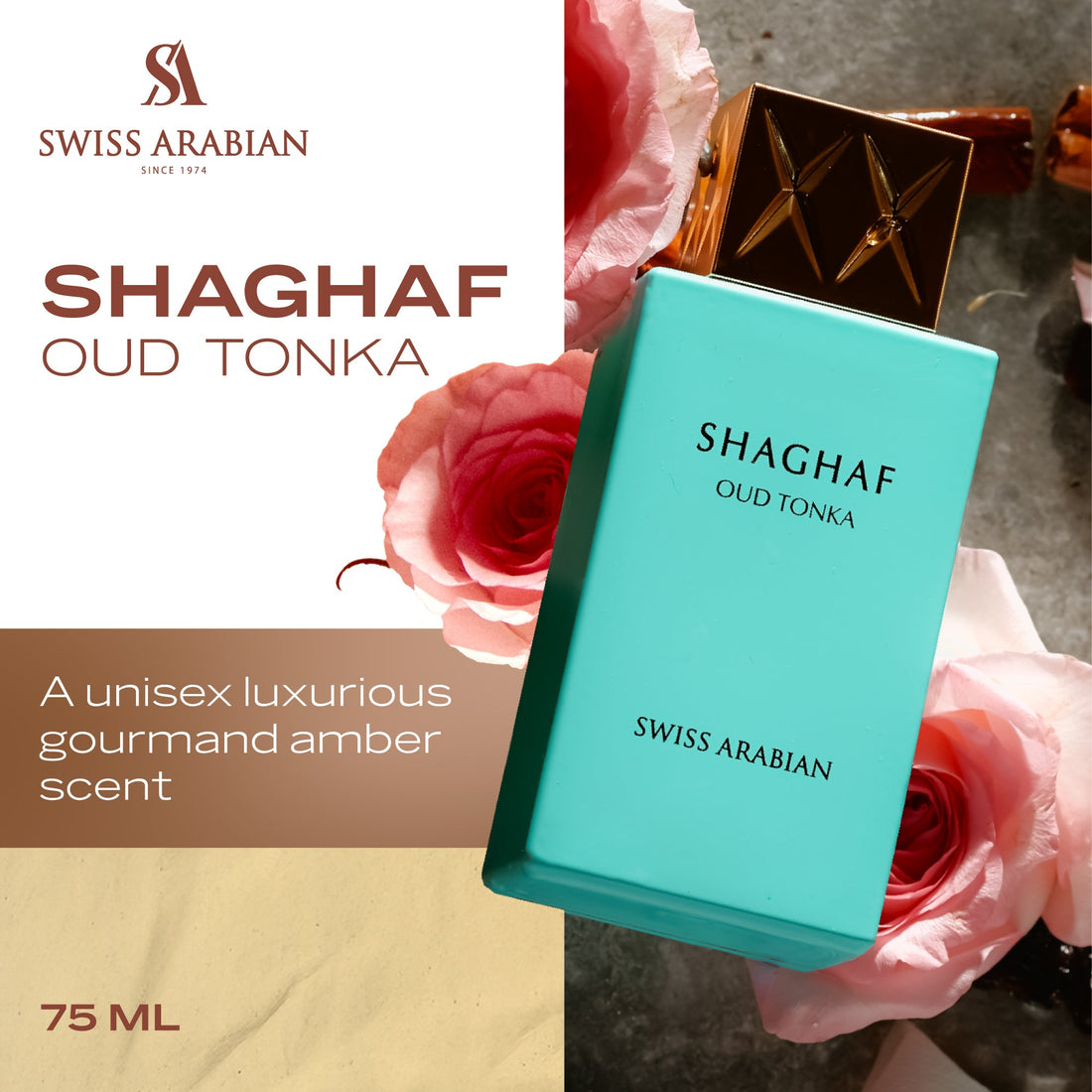 Swiss Arabian Shaghaf Tonka 75 ml — Eau de Parfum