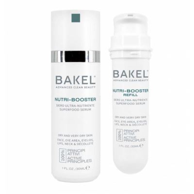 BAKEL Nutri-Booster Case &amp; Refill 30 ml Ser ultra-hrănitor pentru față, conturul ochilor