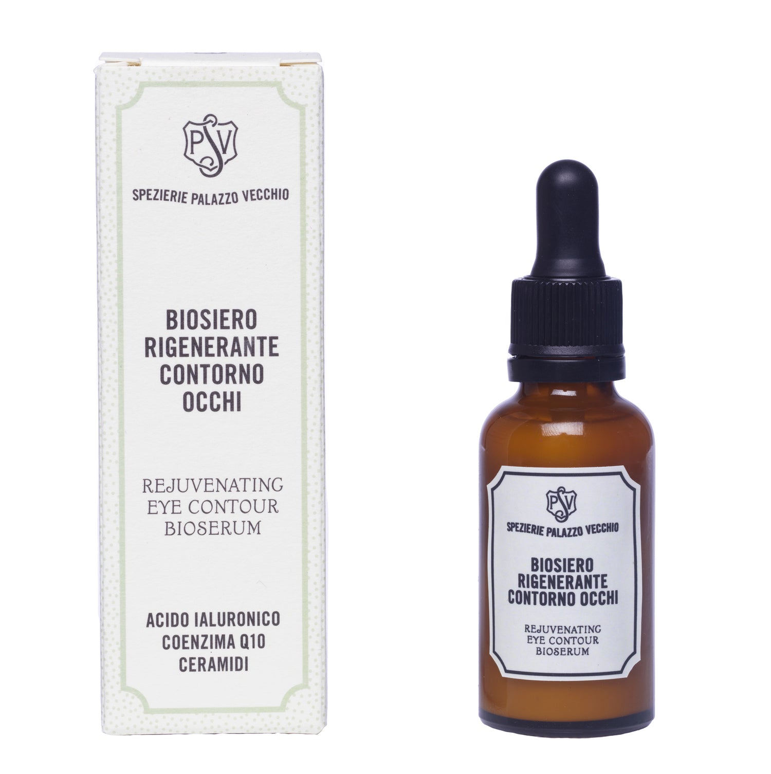 Ser organic pentru întinerire a conturului ochilor Spezierie Palazzo Vecchio 30 ml