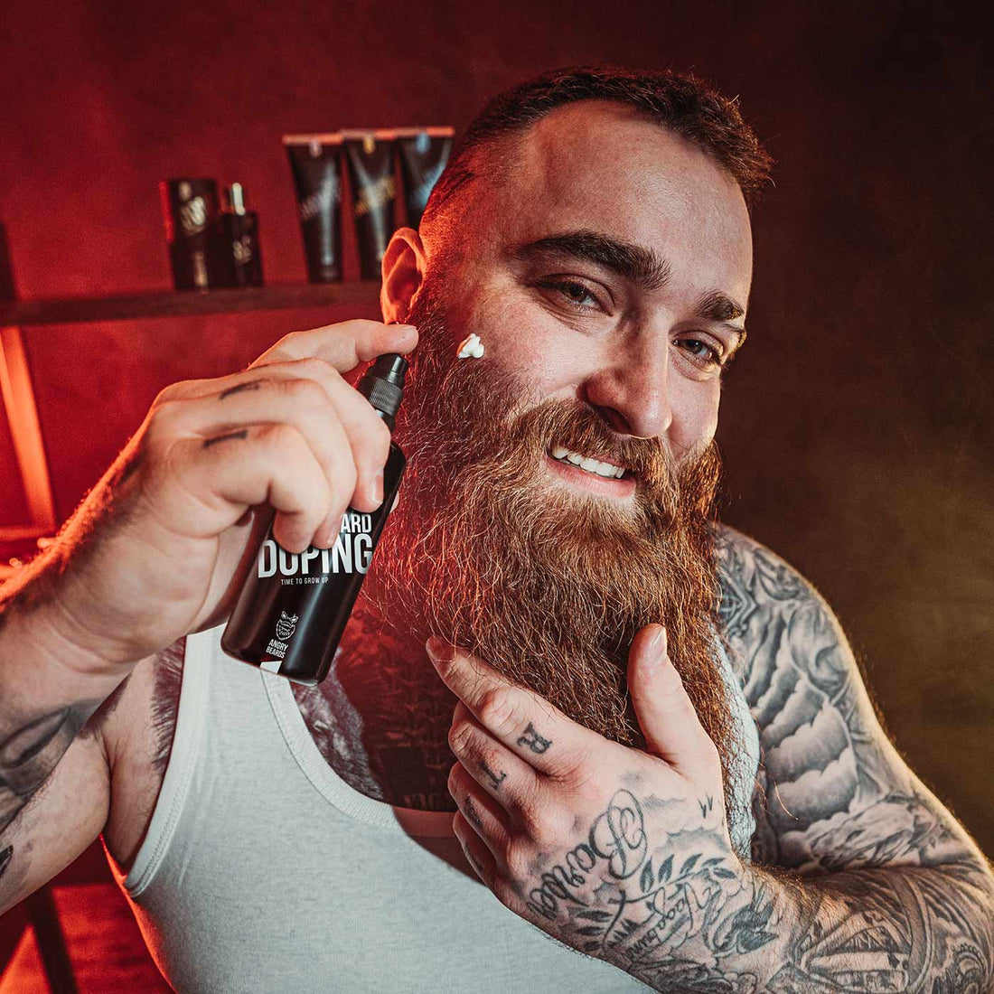 Crema stimolante crescita barba Angry Beards Beard Doping Big D 100 ml