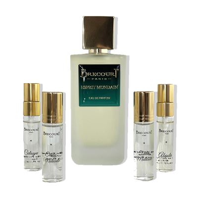 Brecourt Esprit Mondain Coffret Woda perfumowana unisex 100 ml + 4x7 ml