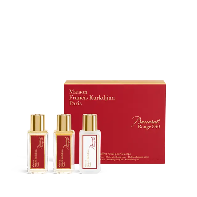 Maison francis kurkdjian バカラ ルージュ 540 ボディ リチュエル 35ml x 3