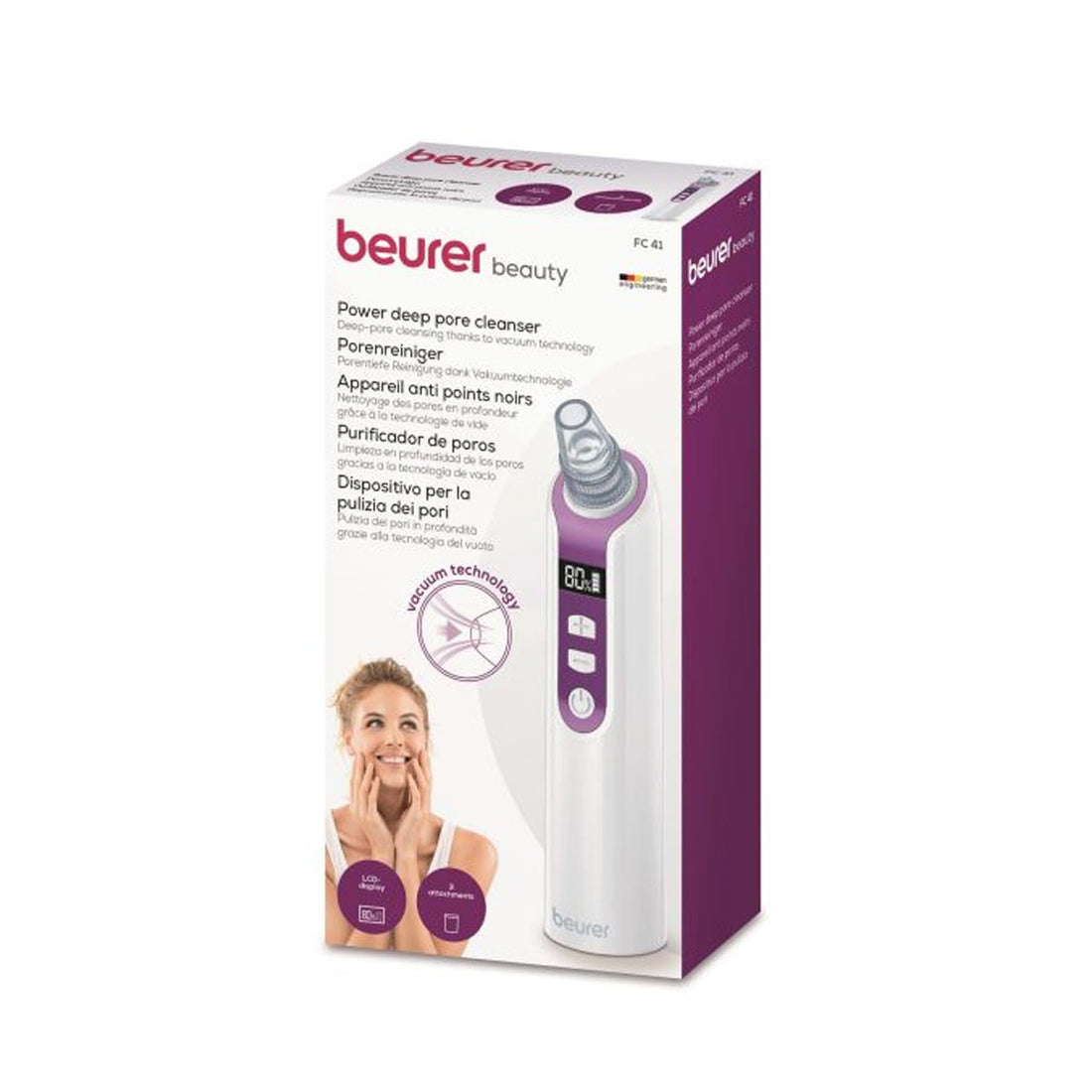 Beurer FC41 Detergente sottovuoto — Detergente viso