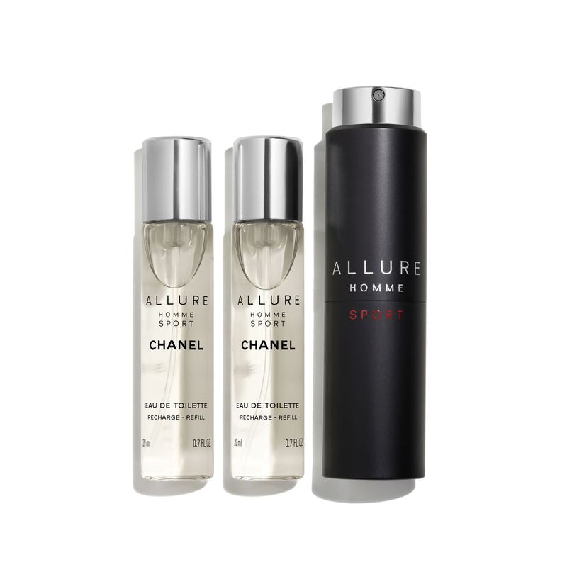 Chanel Allure Homme Sport Twist and Spray refillable bottle 3 x 20 ml — Men&