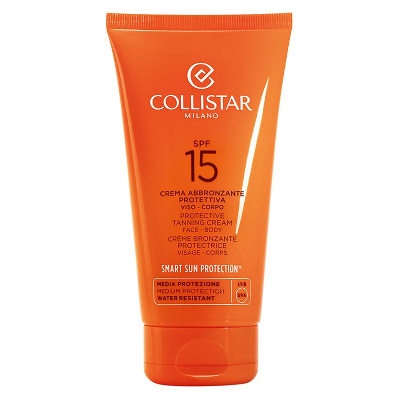 Collistar Crema Viso Abbronzante Protettiva Viso-Corpo Spf 15 150 ML