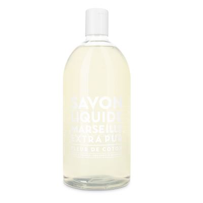 Compagnie de provence Recharge Savon Liquide de Marseille Fleur de Coton 1000 ml