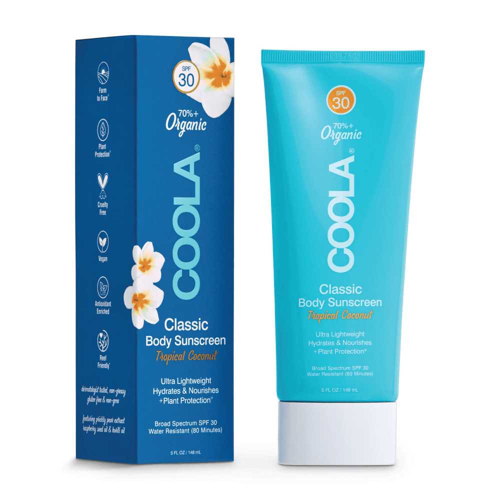 Coola クラシック ボディ ローション SPF 30 - トロピカル ココナッツ 148ml