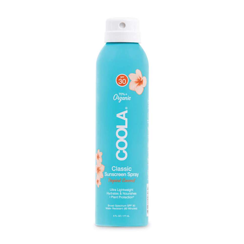 Coola Classic Spray corporel Spf 30 - Noix de coco tropicale 177 ml