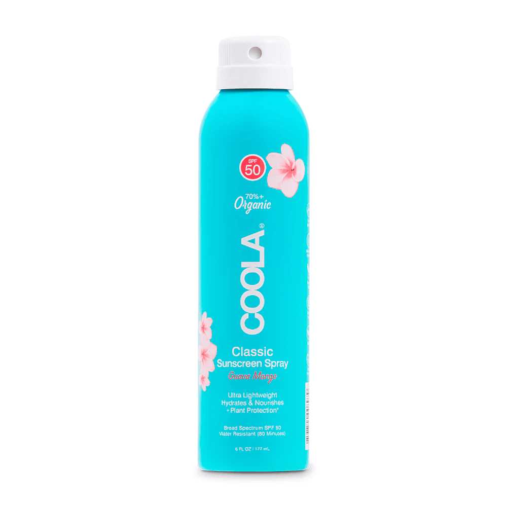 Coola Classic ボディスプレー Spf 50 - グアバ マンゴー 177ml