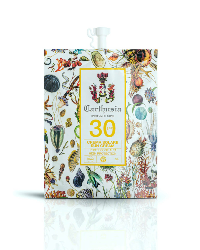 Carthusia كريم الحماية من أشعة الشمس من A'mmare SPF30 مرطب ومعطر 100 مل