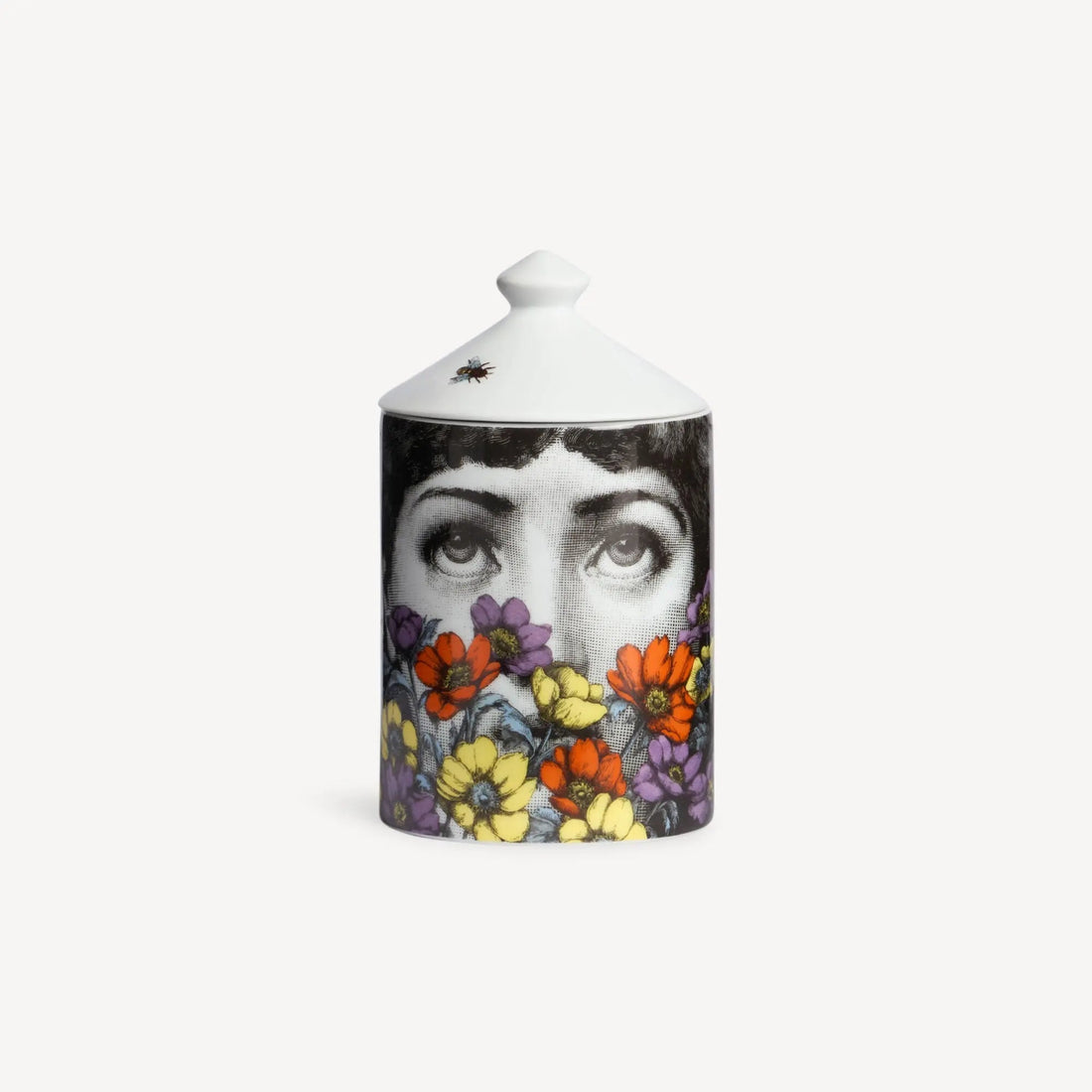 Fornasetti شمعة زهرة للزينة - 1020 جرام نيل