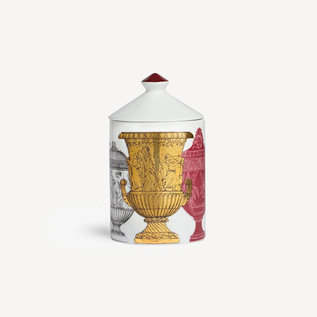 Fornasetti Bougie Decoro Reperti - 310 Gr.