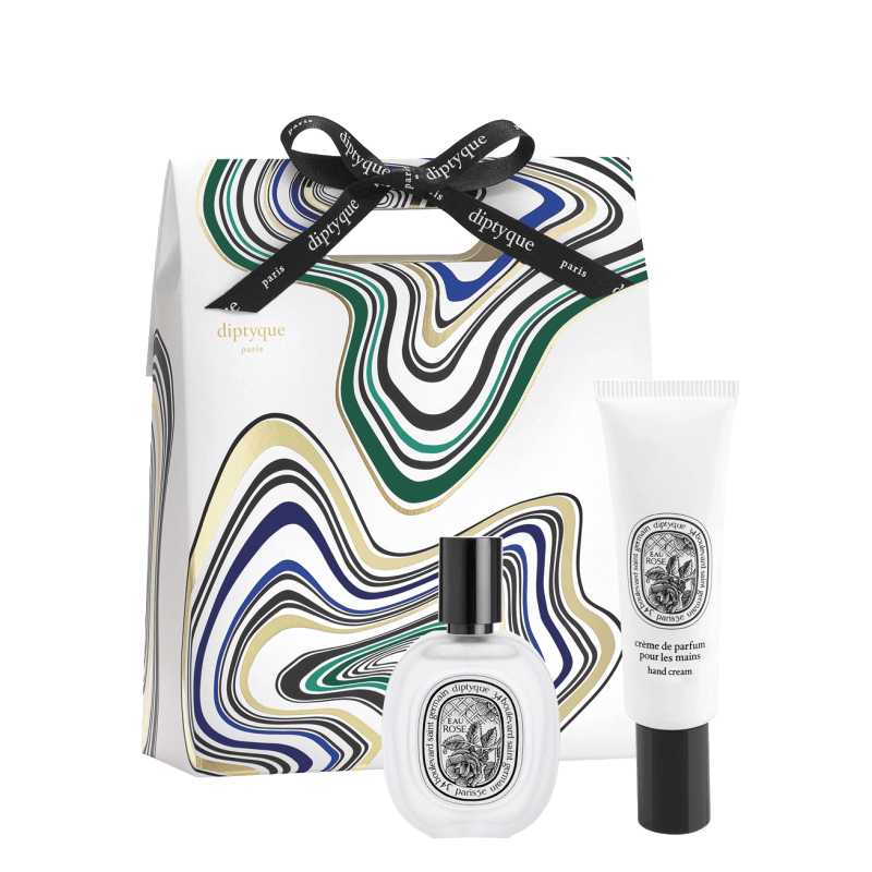 Diptyque Diptyque 오 로즈 헤어 향수 상자 30ml + 핸드 크림 45ml 여성 크리스마스 2021