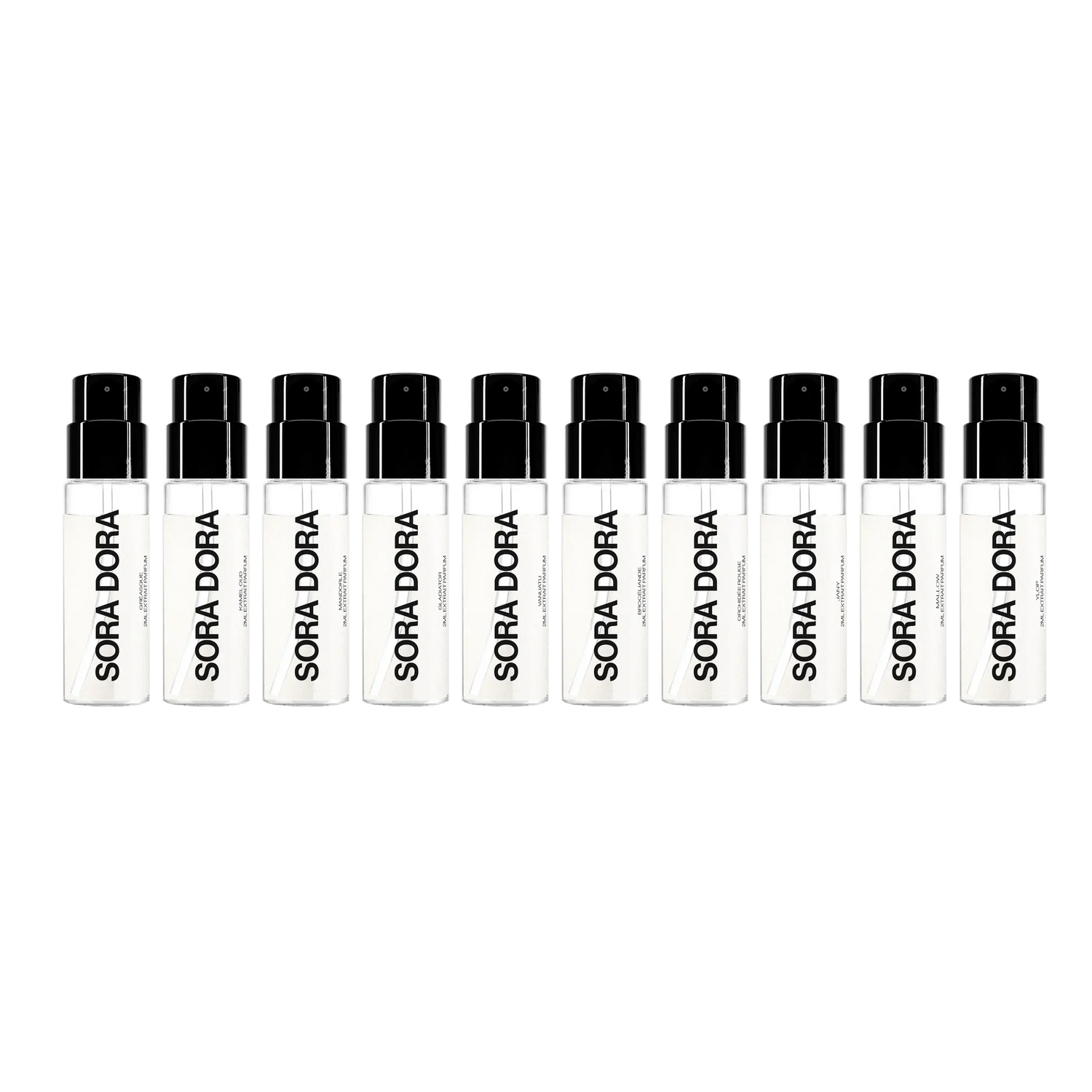 Sora dora Découverte 10 parfums - 9 x 2 ml