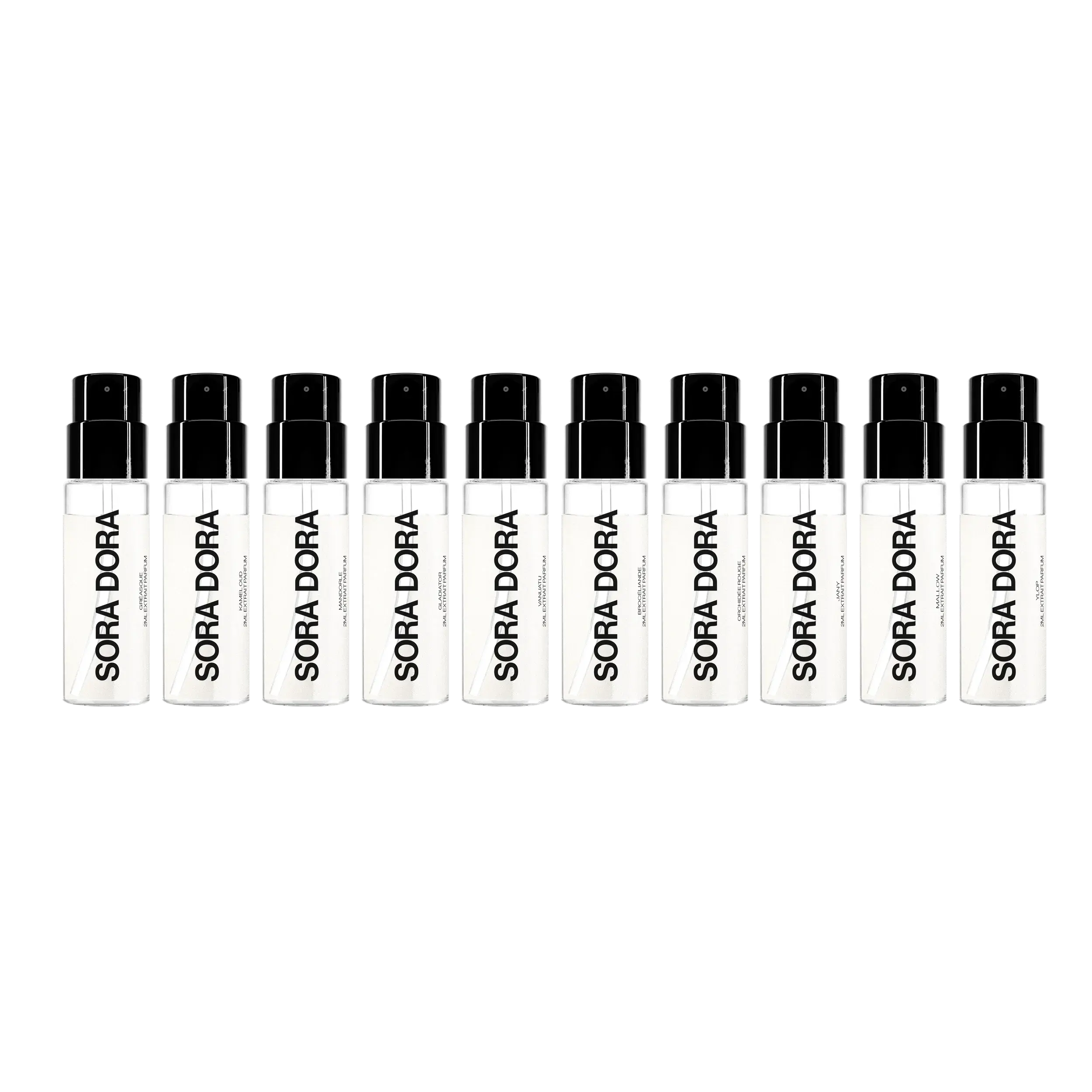 Sora dora Découverte 10 parfums - 9 x 2 ml