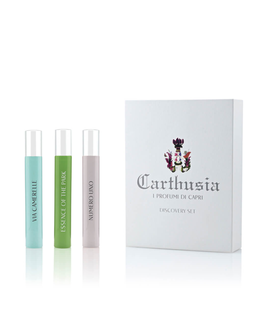 Carthusia 지중해 정원 디스커버리 세트 Essence of the Park, Numero Uno, Via Camerelle 3 x 10ml