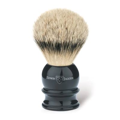 Edwin jagger Pincel de Barbear Badger - Ponta Prateada XL
